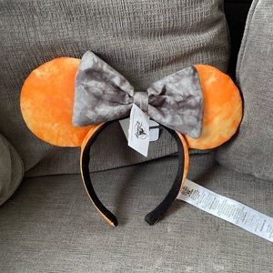 NWT Disney parks Minnie Mickey ears acid wash Halloween orange Disneyland